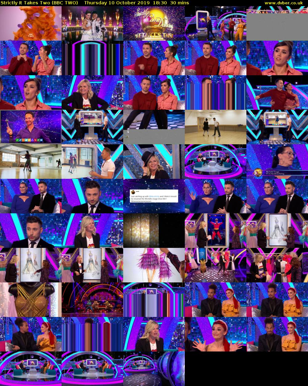 Strictly It Takes Two (BBC TWO) Thursday 10 October 2019 18:30 - 19:00