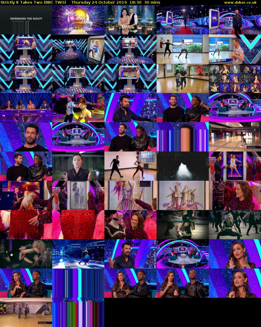 Strictly It Takes Two (BBC TWO) Thursday 24 October 2019 18:30 - 19:00