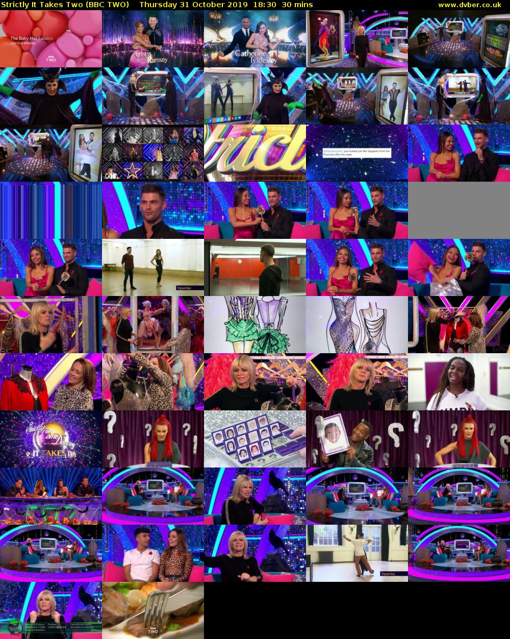 Strictly It Takes Two (BBC TWO) Thursday 31 October 2019 18:30 - 19:00