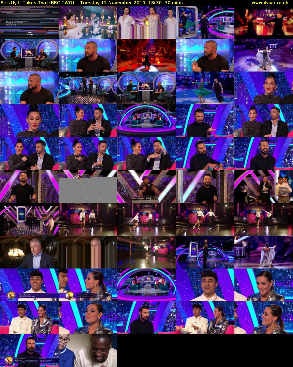 Strictly It Takes Two (BBC TWO) Tuesday 12 November 2019 18:30 - 19:00