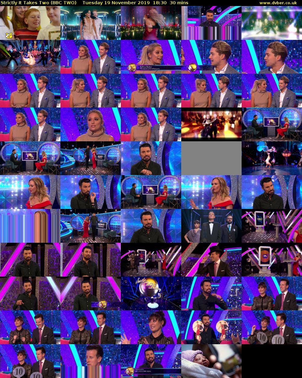 Strictly It Takes Two (BBC TWO) Tuesday 19 November 2019 18:30 - 19:00
