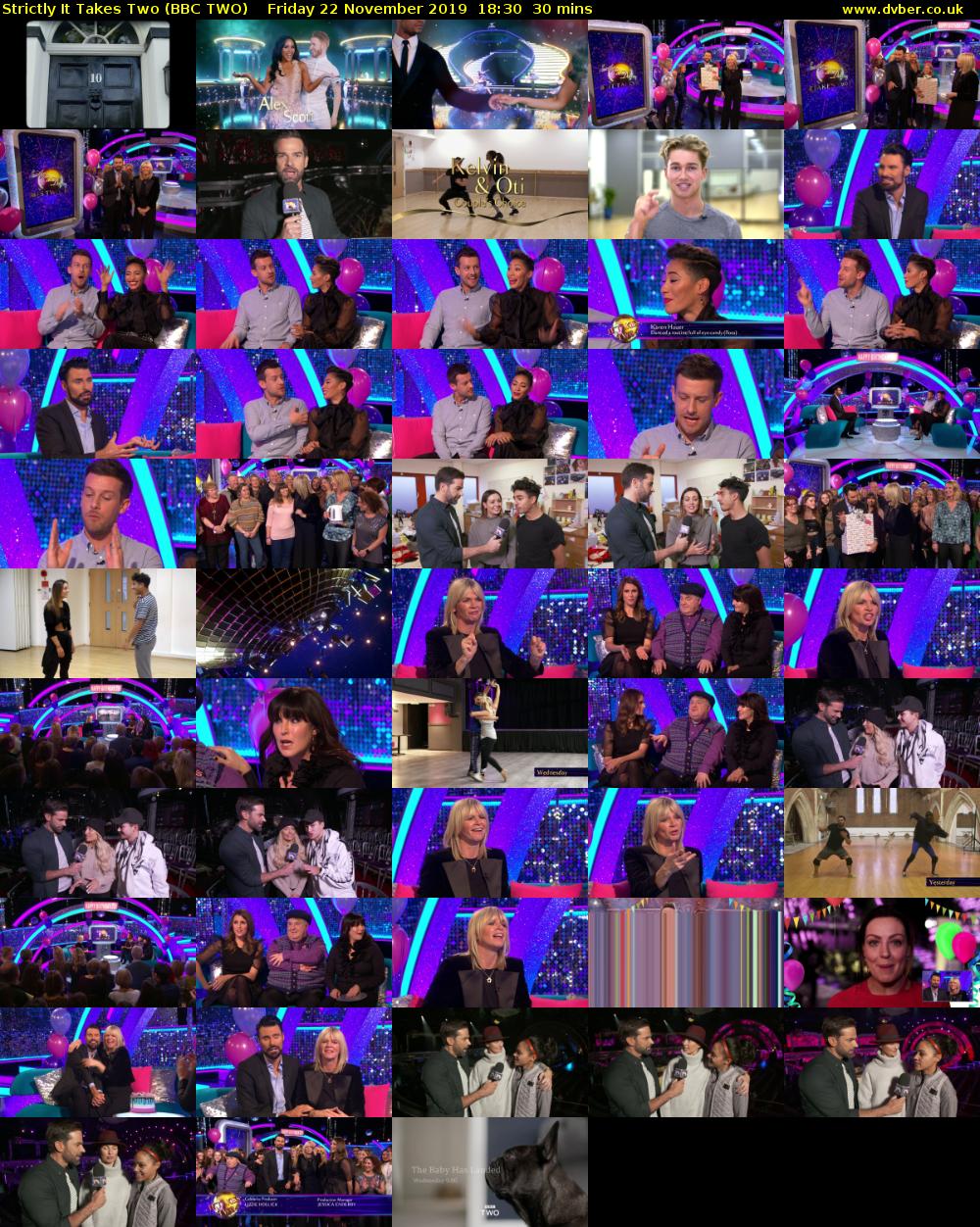 Strictly It Takes Two (BBC TWO) Friday 22 November 2019 18:30 - 19:00