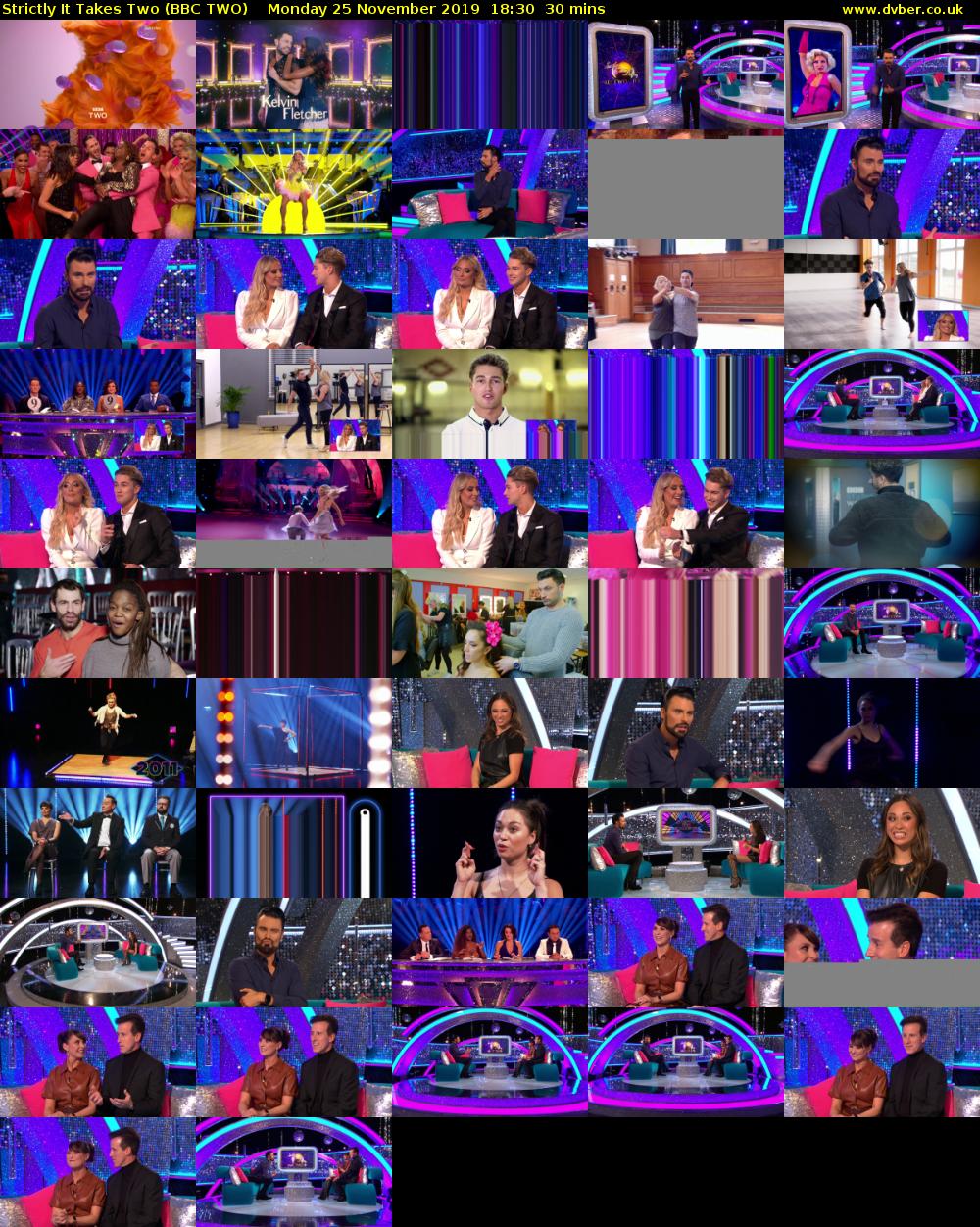 Strictly It Takes Two (BBC TWO) Monday 25 November 2019 18:30 - 19:00