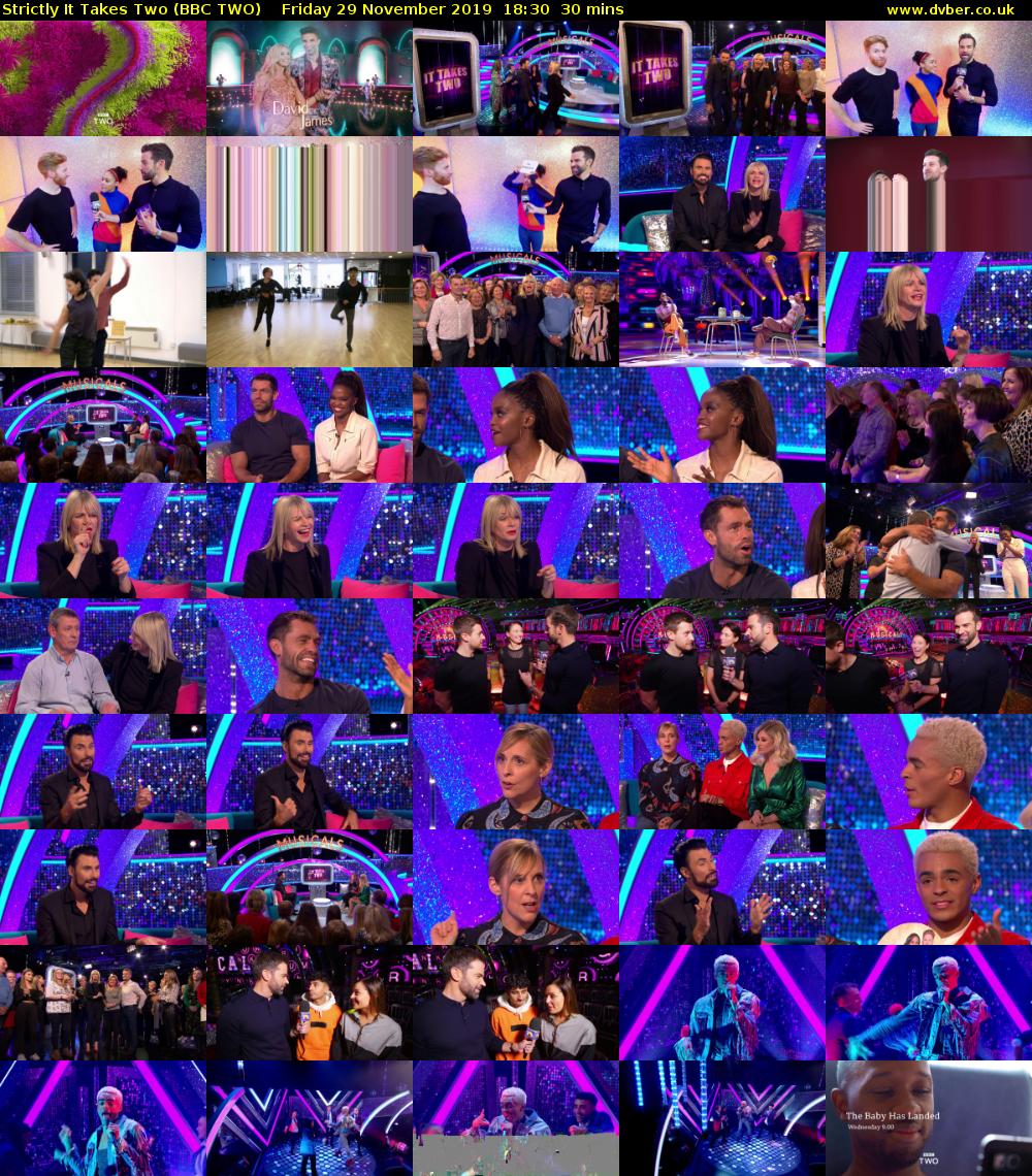 Strictly It Takes Two (BBC TWO) Friday 29 November 2019 18:30 - 19:00