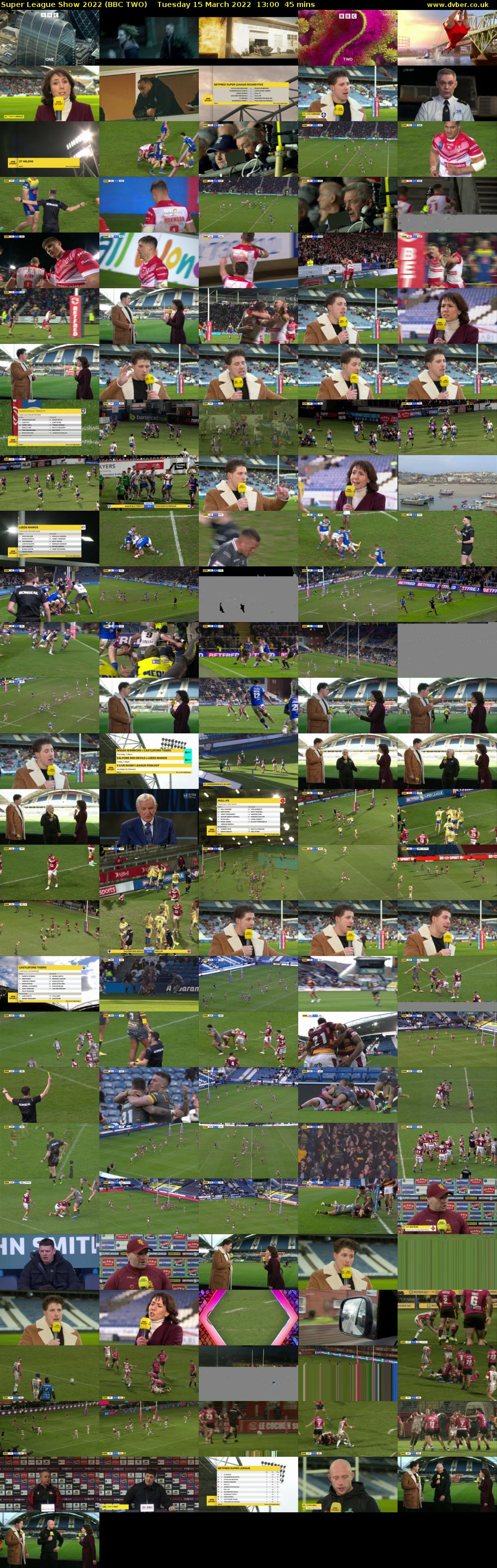 Super League Show 2022 (BBC TWO) Tuesday 15 March 2022 13:00 - 13:45