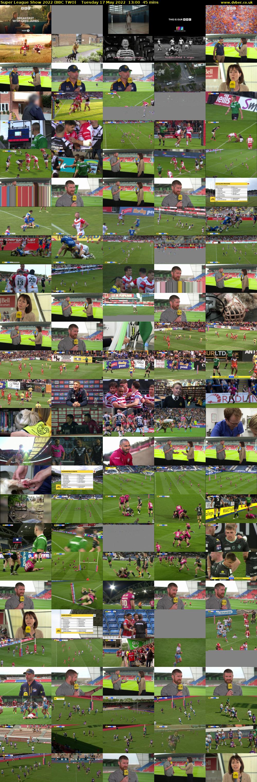 Super League Show 2022 (BBC TWO) Tuesday 17 May 2022 13:00 - 13:45