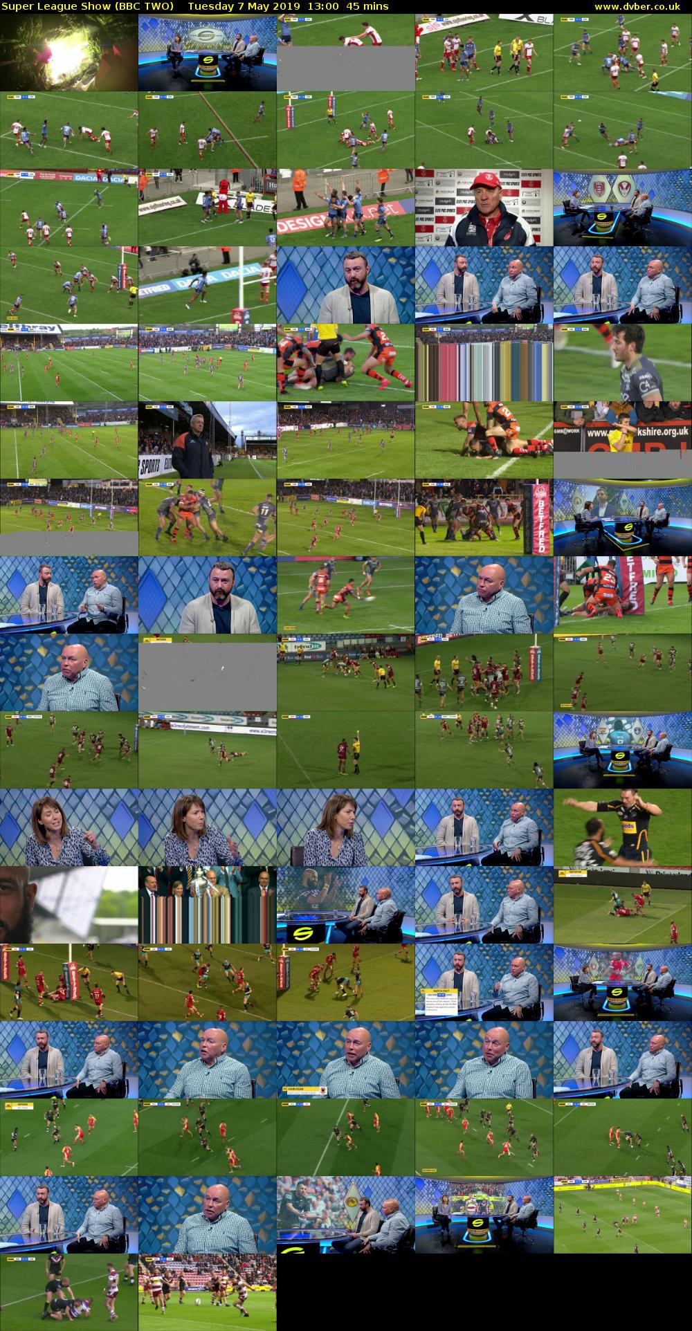 Super League Show (BBC TWO) Tuesday 7 May 2019 13:00 - 13:45