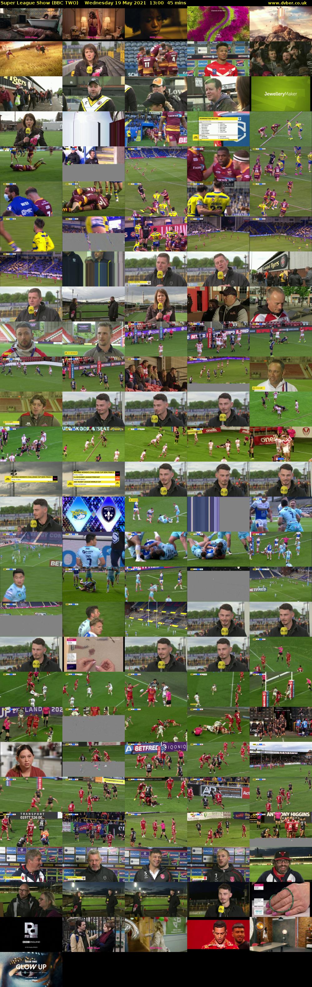 Super League Show (BBC TWO) Wednesday 19 May 2021 13:00 - 13:45