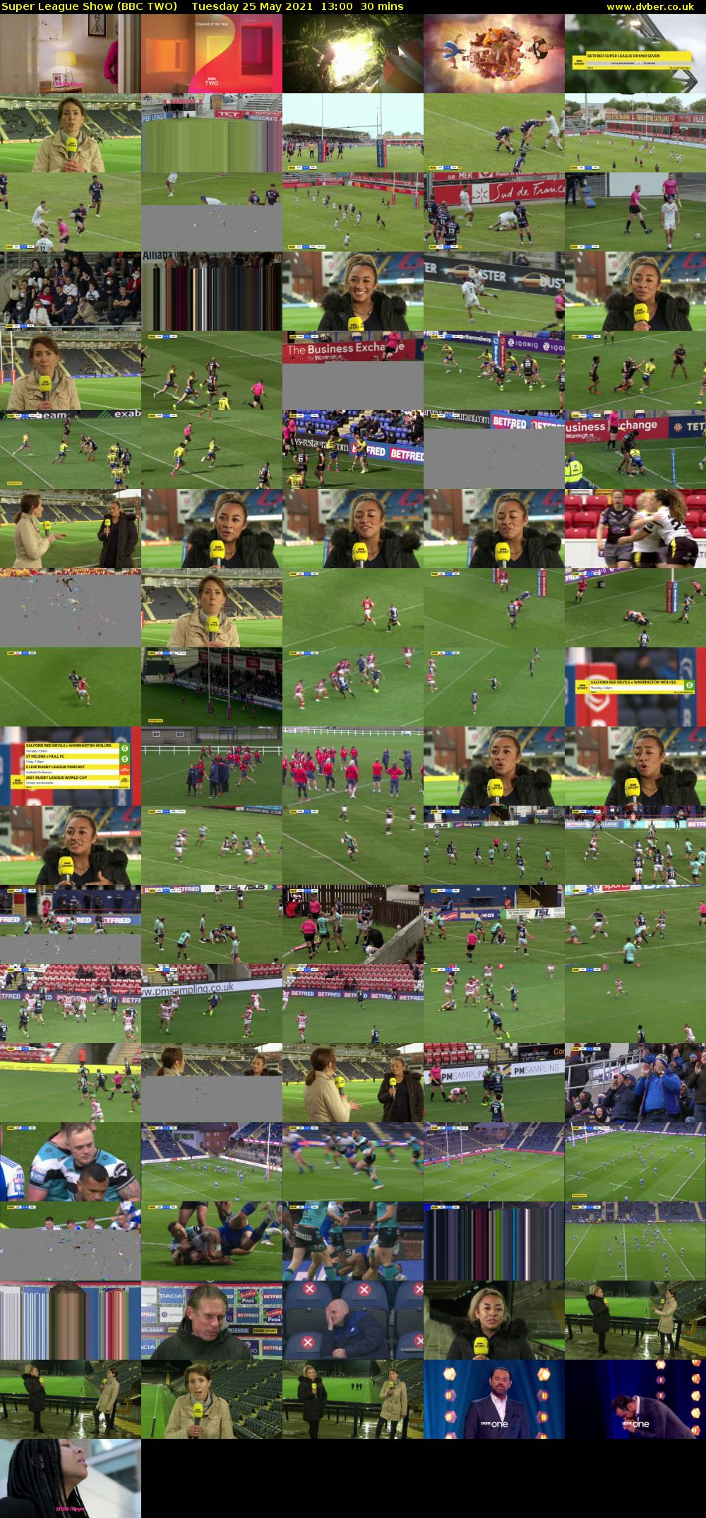 Super League Show (BBC TWO) Tuesday 25 May 2021 13:00 - 13:30