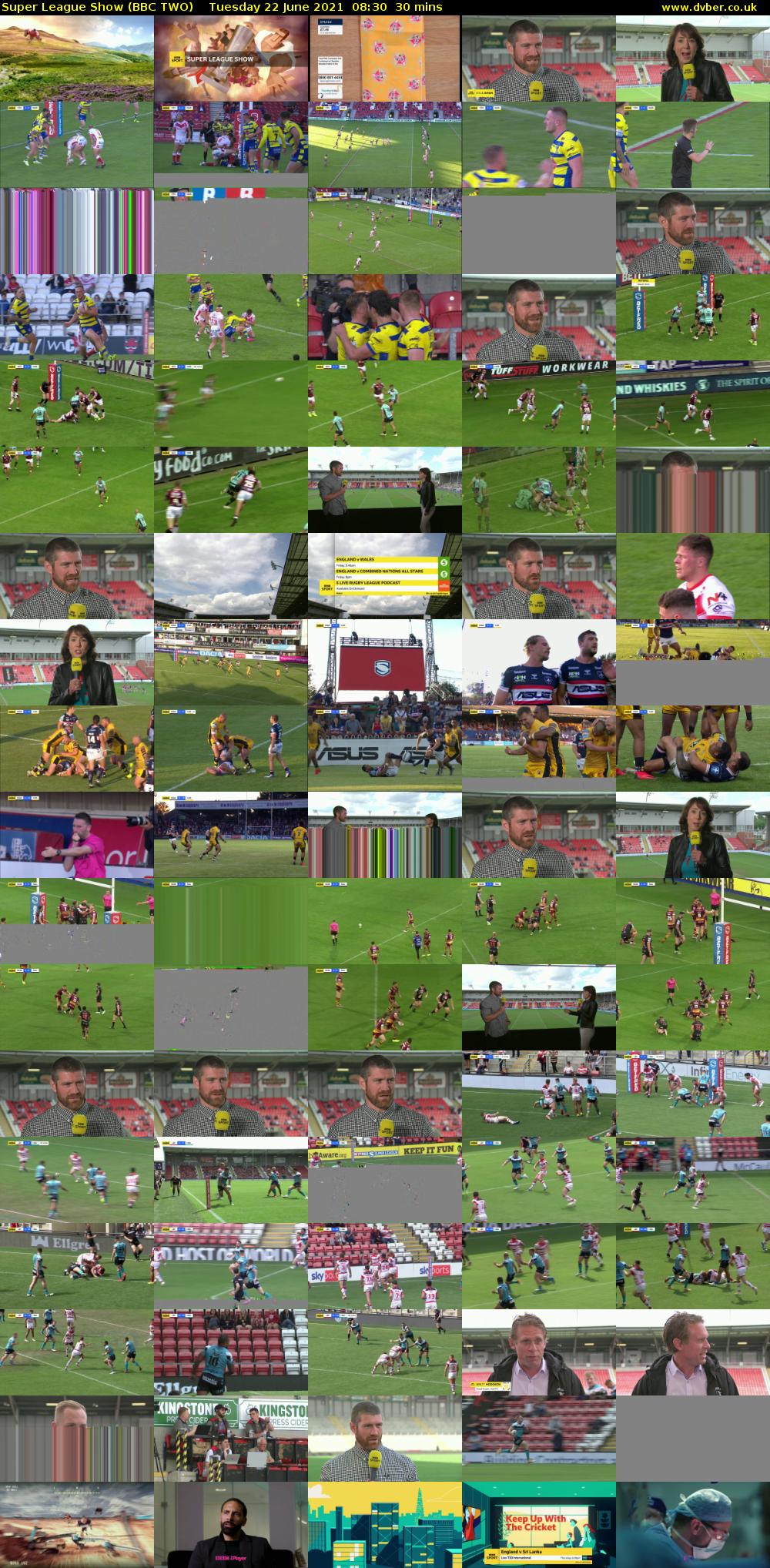 Super League Show (BBC TWO) Tuesday 22 June 2021 08:30 - 09:00