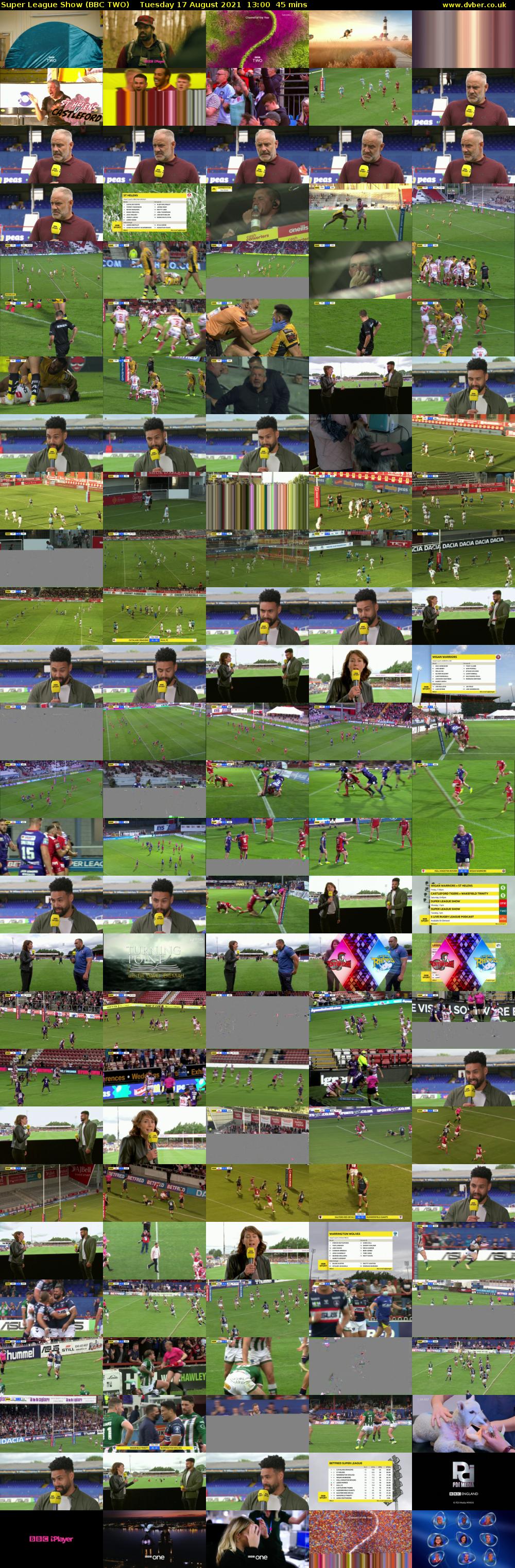 Super League Show (BBC TWO) Tuesday 17 August 2021 13:00 - 13:45