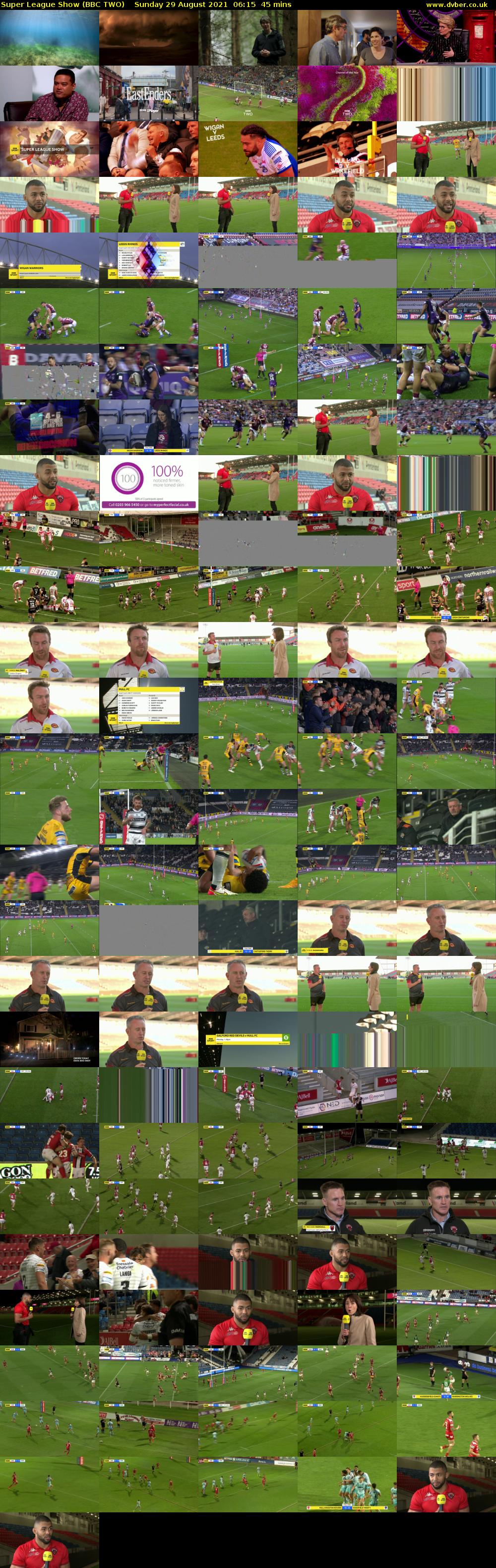 Super League Show (BBC TWO) Sunday 29 August 2021 06:15 - 07:00