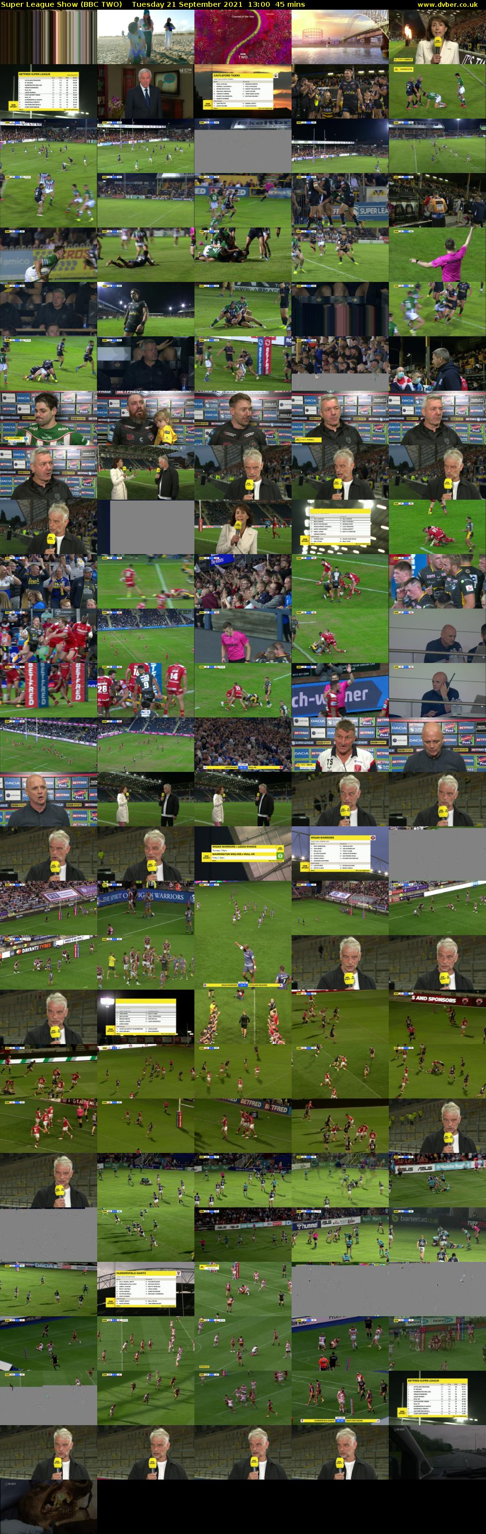 Super League Show (BBC TWO) Tuesday 21 September 2021 13:00 - 13:45