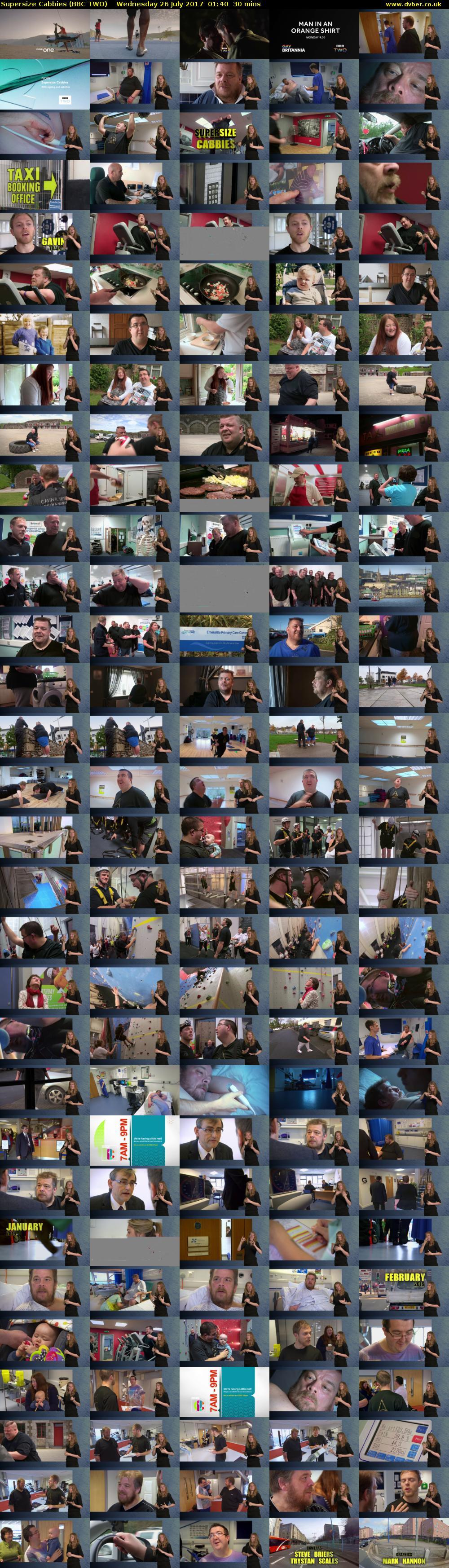 Supersize Cabbies (BBC TWO) Wednesday 26 July 2017 01:40 - 02:10