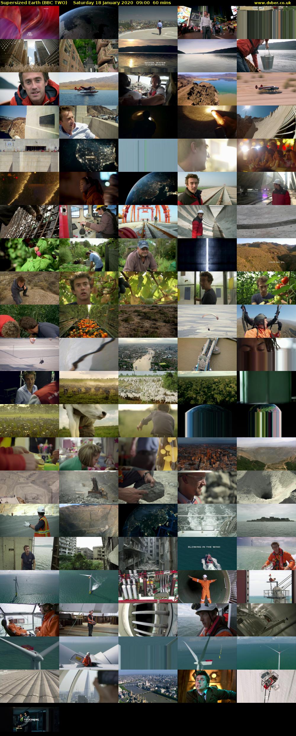 Supersized Earth (BBC TWO) Saturday 18 January 2020 09:00 - 10:00