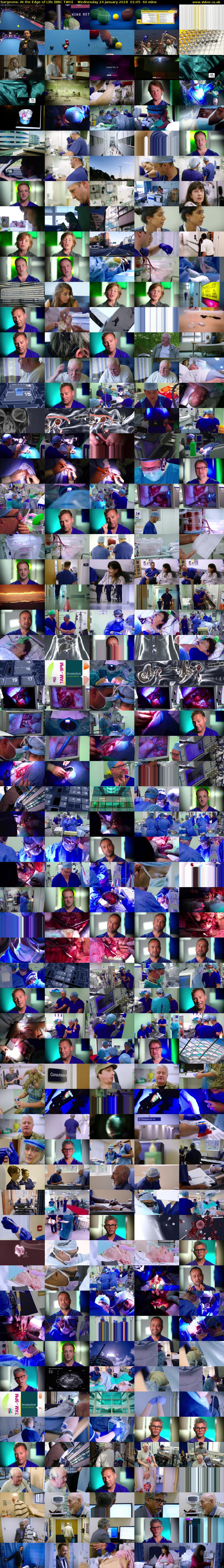 Surgeons: At the Edge of Life (BBC TWO) Wednesday 24 January 2018 01:05 - 02:05