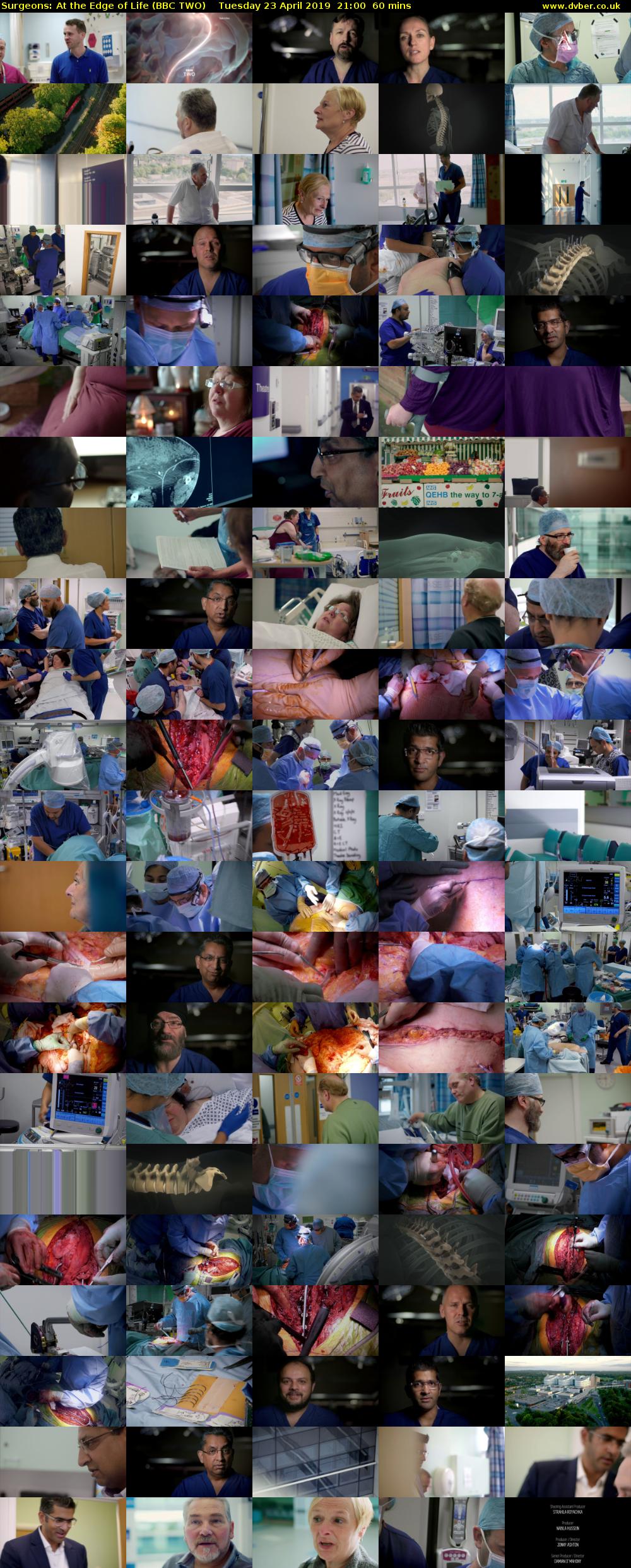 Surgeons: At the Edge of Life (BBC TWO) Tuesday 23 April 2019 21:00 - 22:00