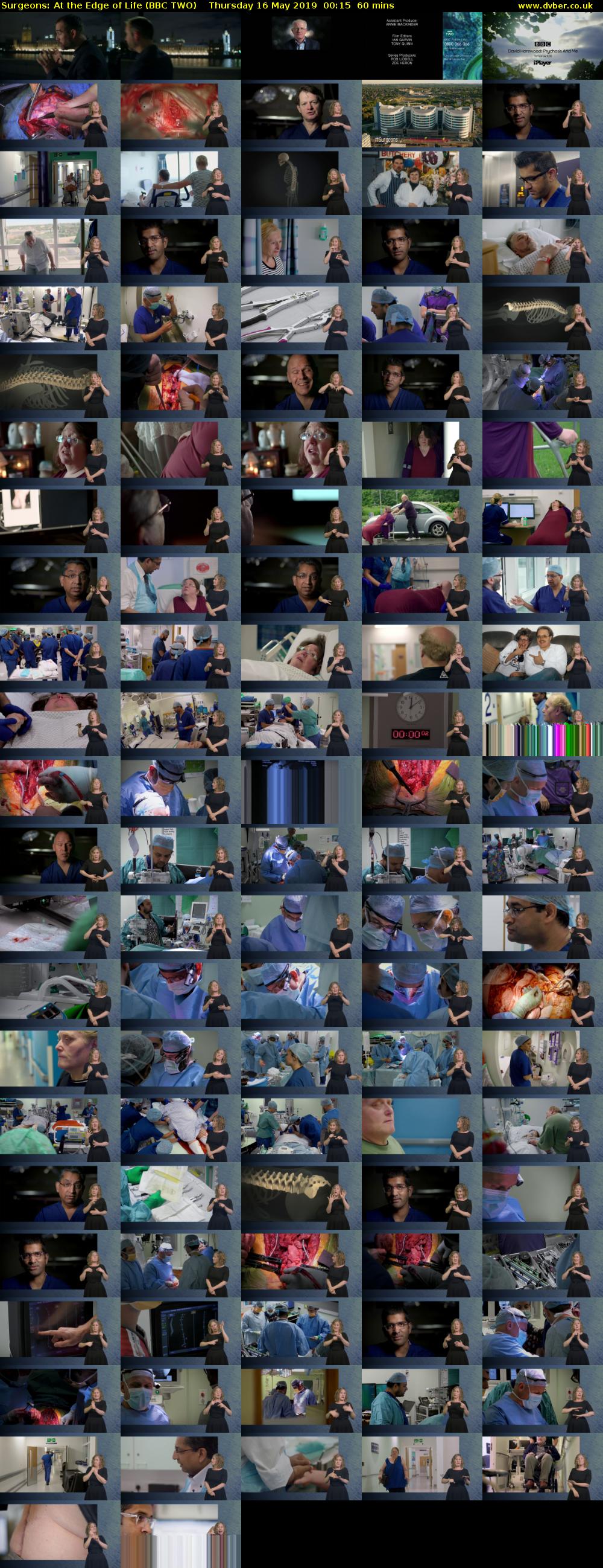 Surgeons: At the Edge of Life (BBC TWO) Thursday 16 May 2019 00:15 - 01:15