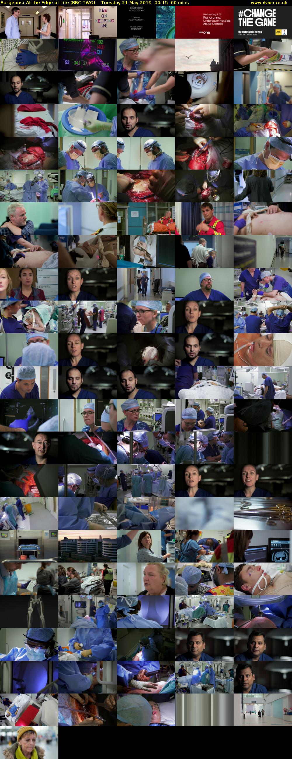 Surgeons: At the Edge of Life (BBC TWO) Tuesday 21 May 2019 00:15 - 01:15