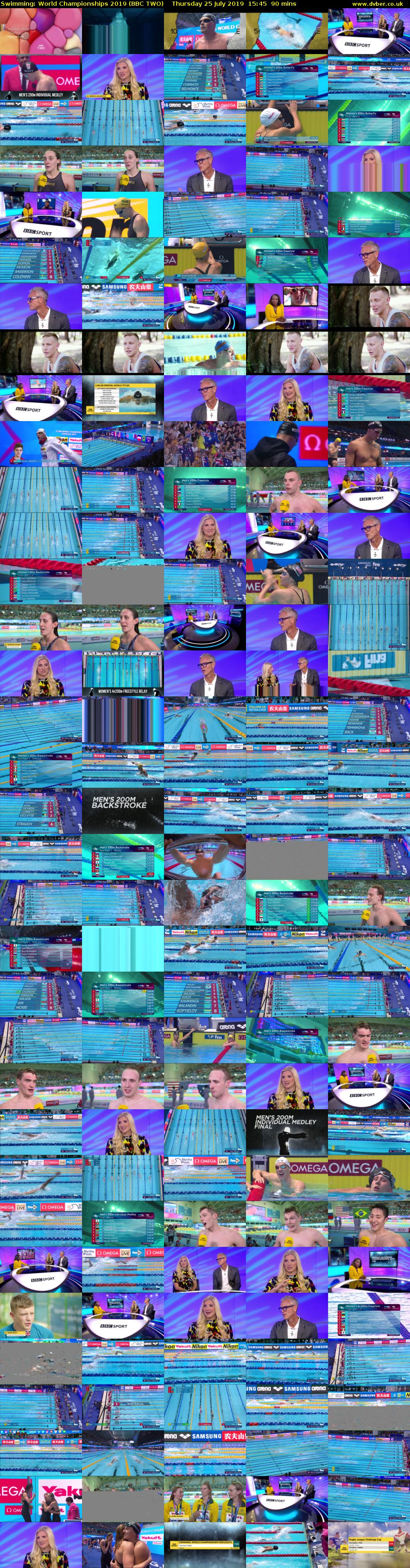 Swimming: World Championships 2019 (BBC TWO) Thursday 25 July 2019 15:45 - 17:15