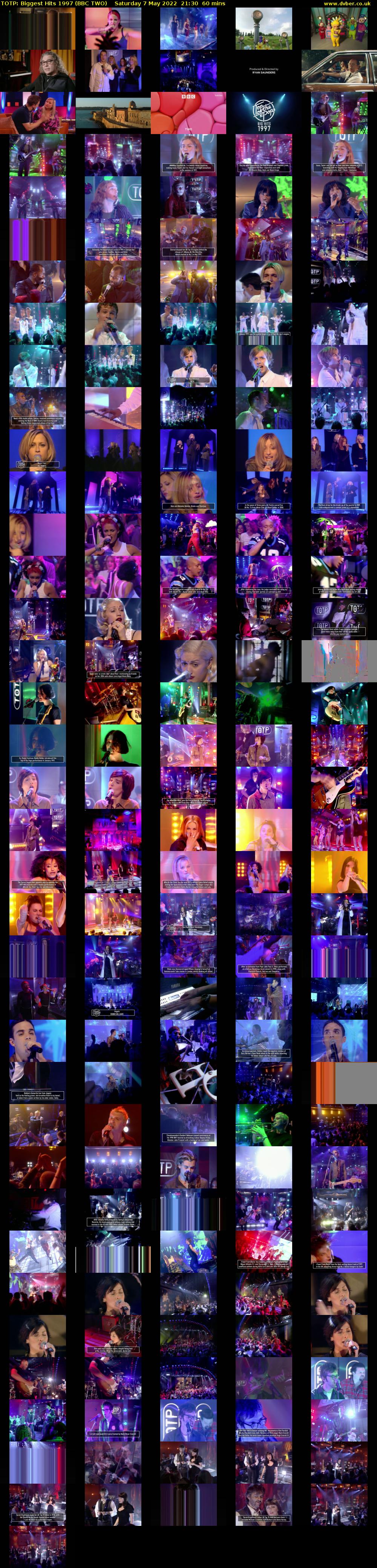 TOTP: Biggest Hits 1997 (BBC TWO) Saturday 7 May 2022 21:30 - 22:30