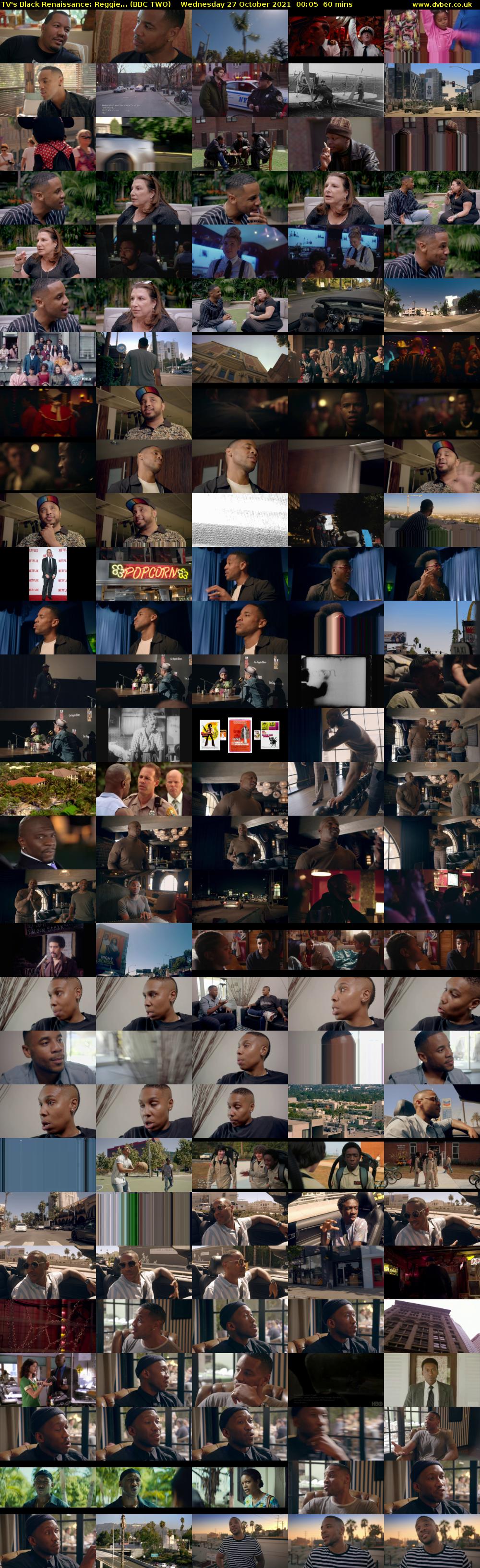 TV's Black Renaissance: Reggie... (BBC TWO) Wednesday 27 October 2021 00:05 - 01:05