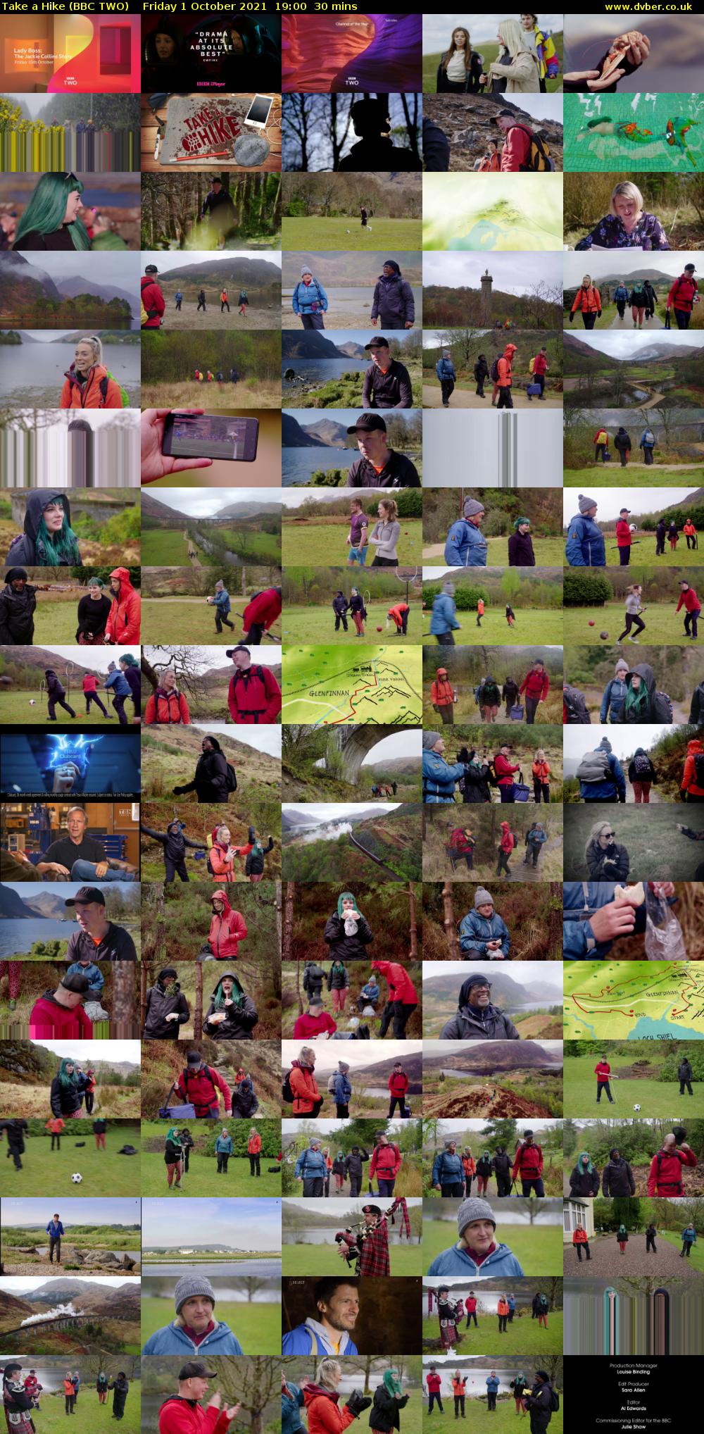 Take a Hike (BBC TWO) Friday 1 October 2021 19:00 - 19:30