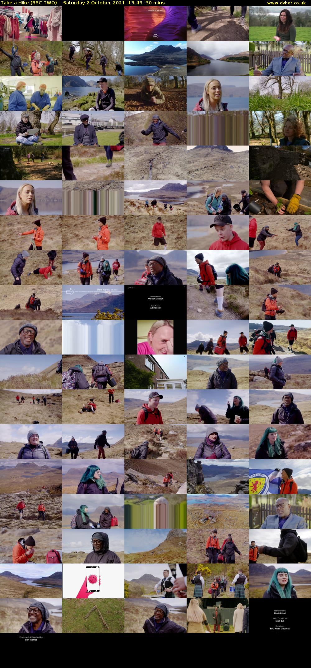 Take a Hike (BBC TWO) Saturday 2 October 2021 13:45 - 14:15