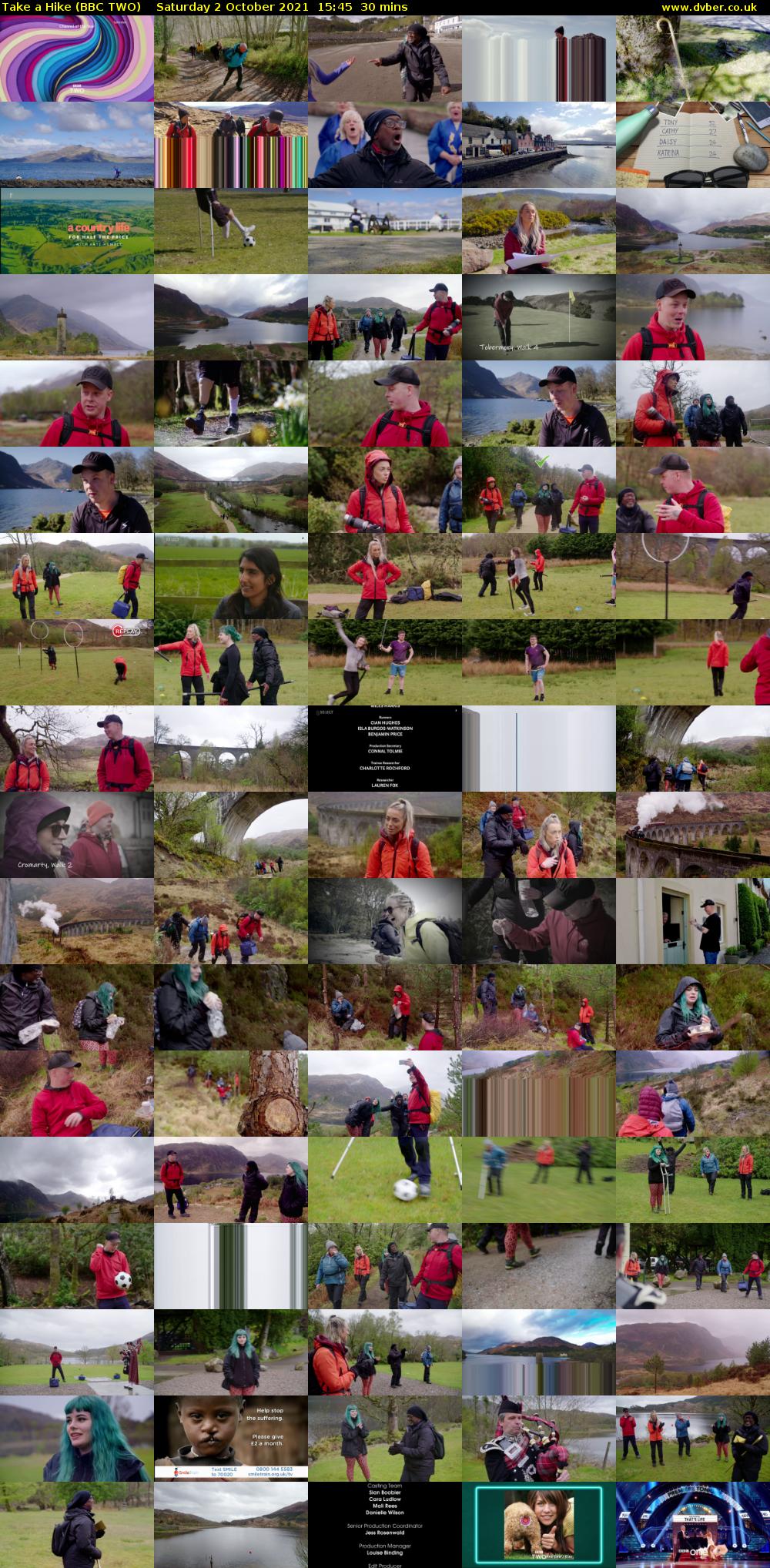 Take a Hike (BBC TWO) Saturday 2 October 2021 15:45 - 16:15