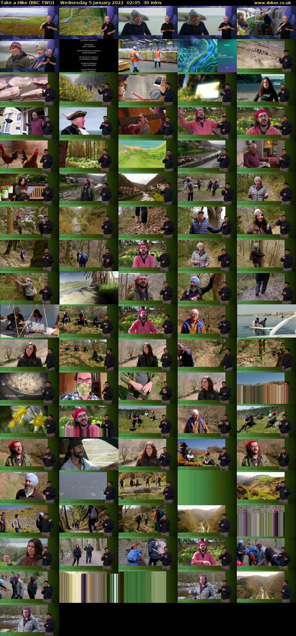 Take a Hike (BBC TWO) Wednesday 5 January 2022 02:05 - 02:35