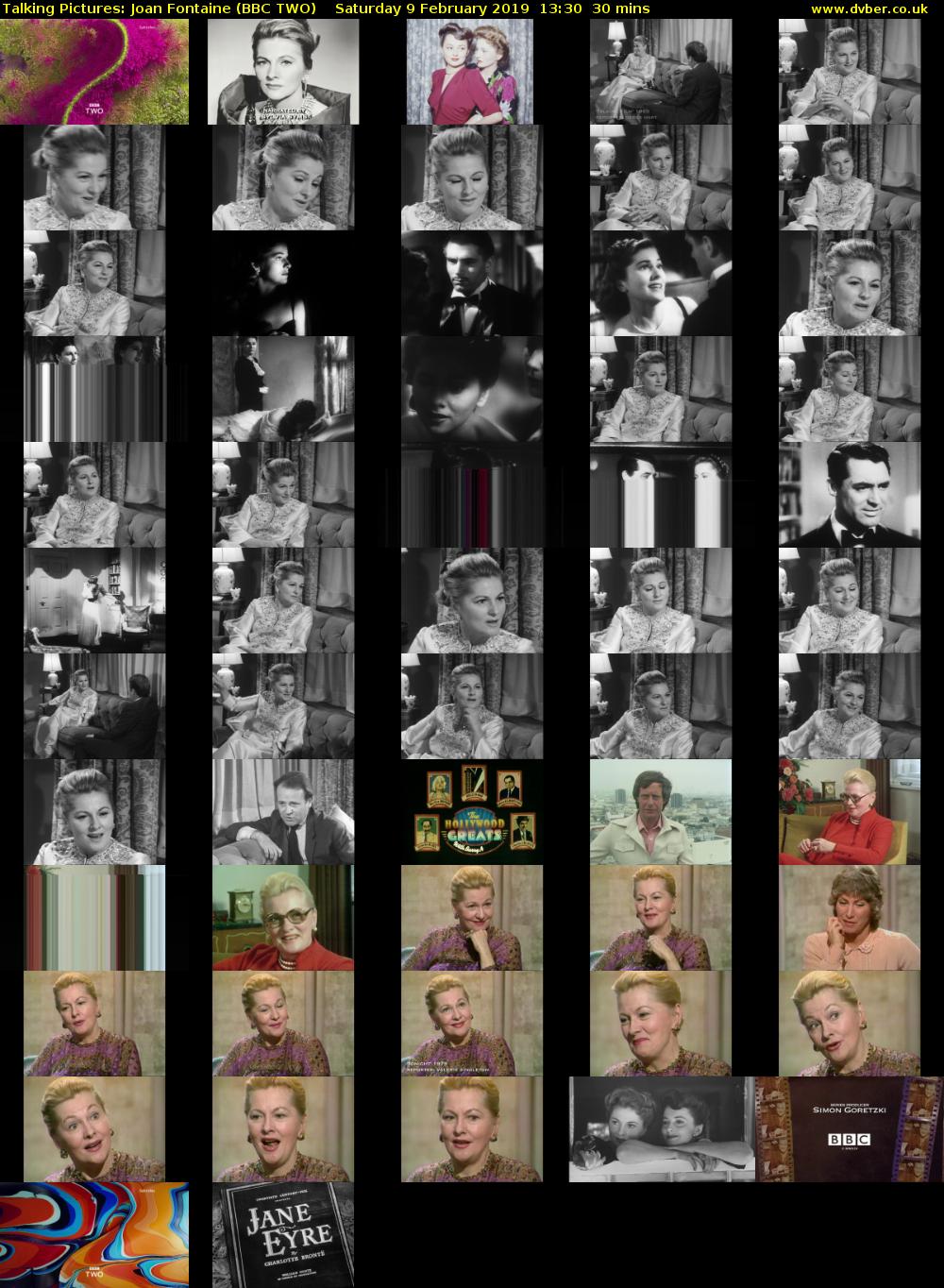 Talking Pictures: Joan Fontaine (BBC TWO) Saturday 9 February 2019 13:30 - 14:00