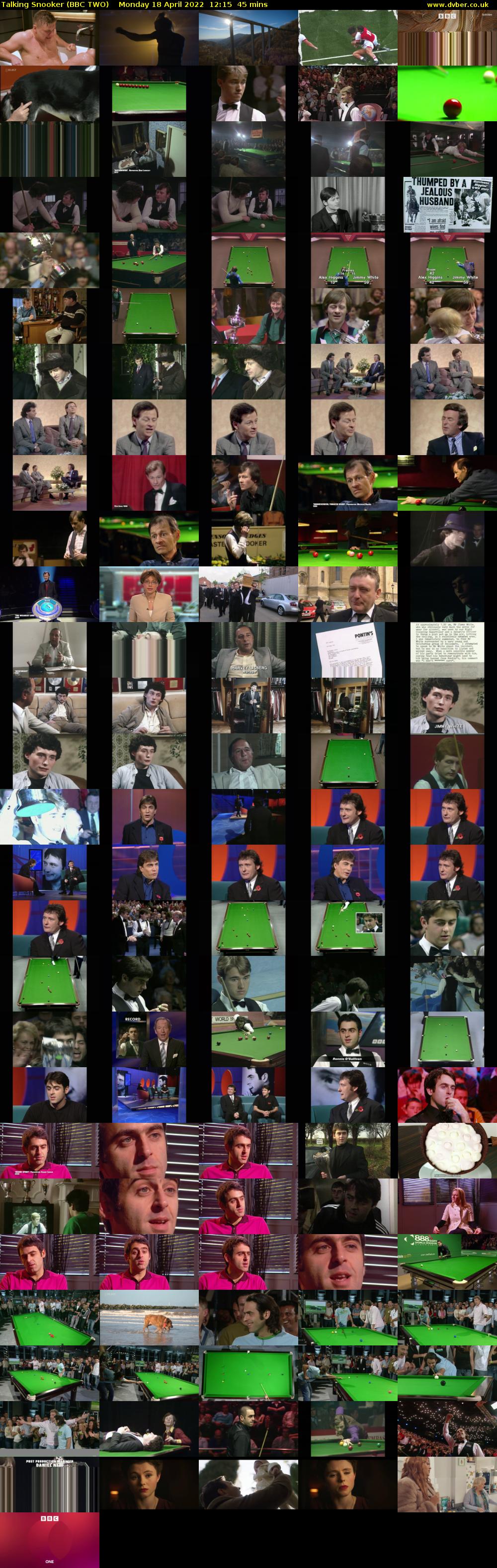 Talking Snooker (BBC TWO) Monday 18 April 2022 12:15 - 13:00