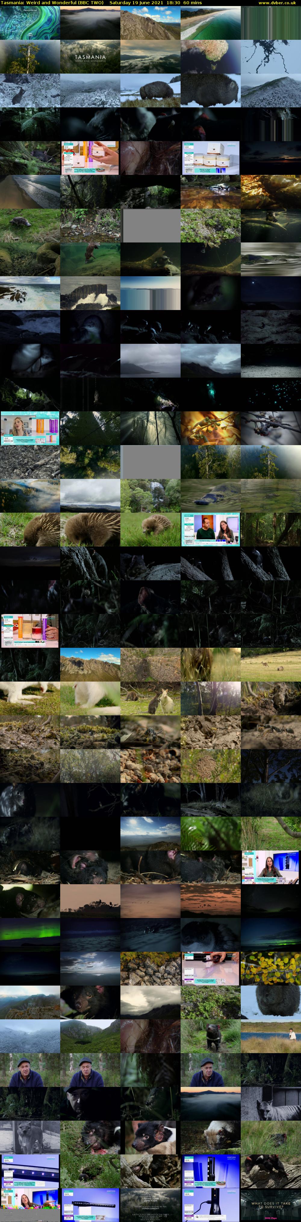 Tasmania: Weird and Wonderful (BBC TWO) Saturday 19 June 2021 18:30 - 19:30