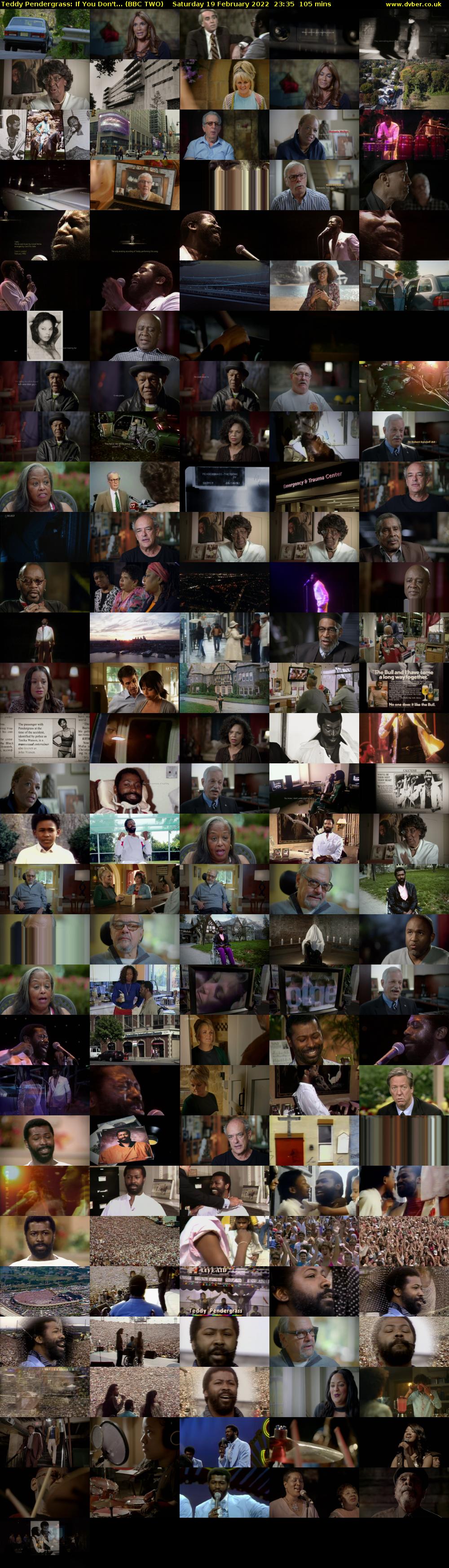 Teddy Pendergrass: If You Don't... (BBC TWO) Saturday 19 February 2022 23:35 - 01:20