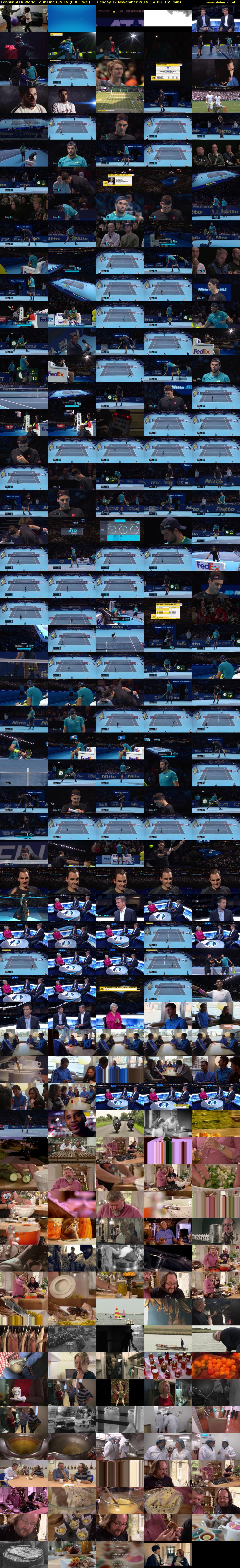 Tennis: ATP World Tour Finals 2019 (BBC TWO) Tuesday 12 November 2019 14:00 - 16:45