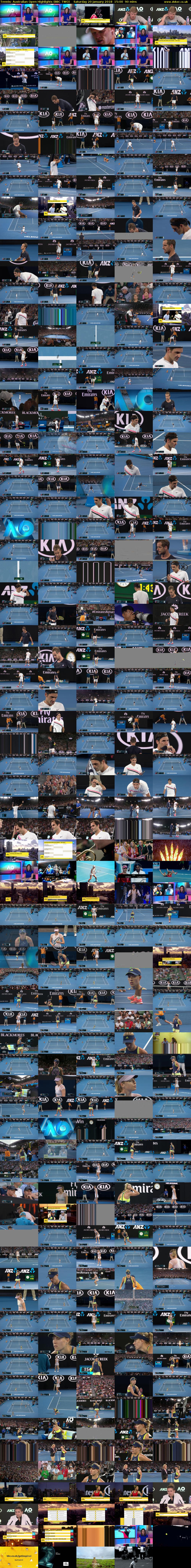 Tennis: Australian Open Highlights (BBC TWO) Saturday 20 January 2018 15:00 - 16:30