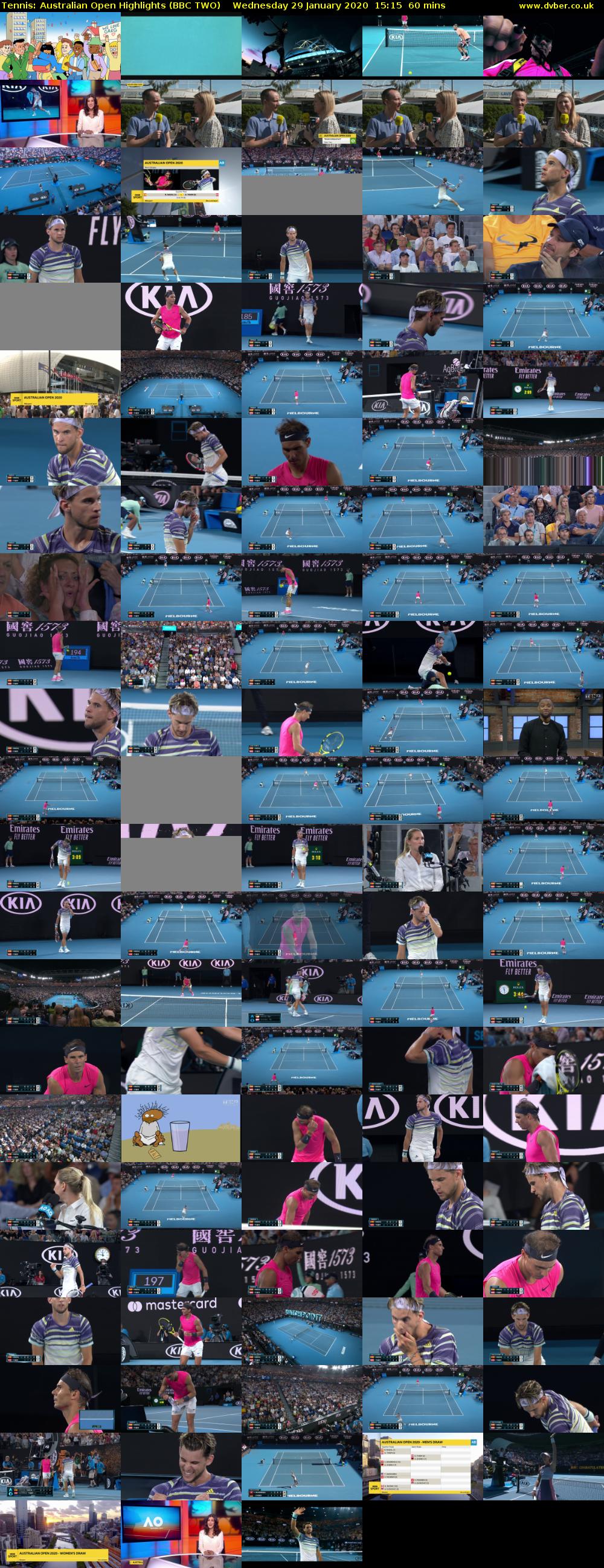 Tennis: Australian Open Highlights (BBC TWO) Wednesday 29 January 2020 15:15 - 16:15