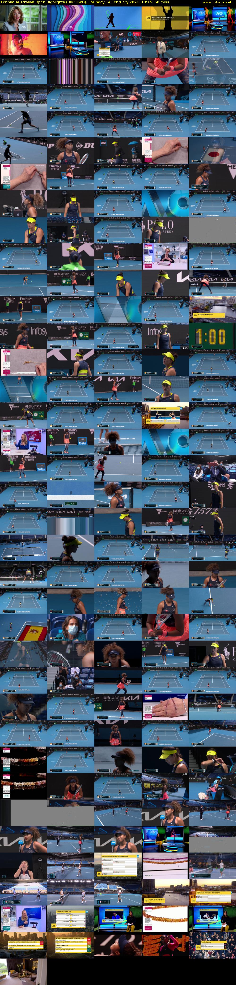Tennis: Australian Open Highlights (BBC TWO) Sunday 14 February 2021 13:15 - 14:15