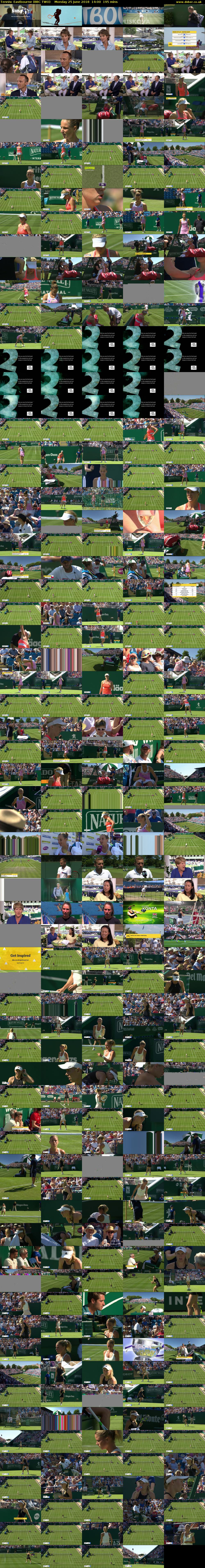 Tennis: Eastbourne (BBC TWO) Monday 25 June 2018 14:00 - 17:15