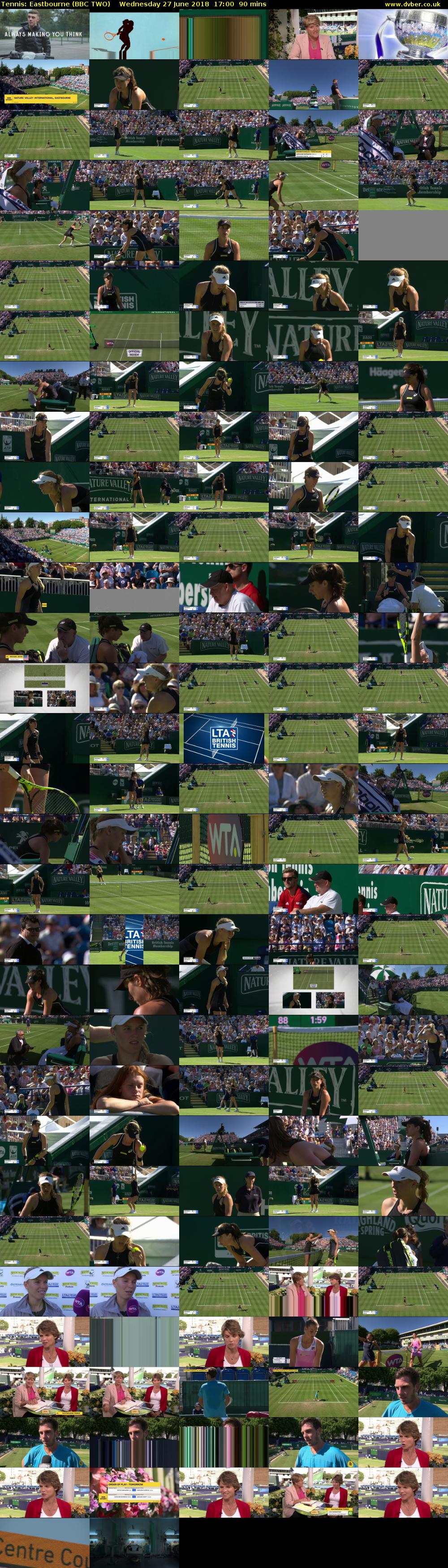 Tennis: Eastbourne (BBC TWO) Wednesday 27 June 2018 17:00 - 18:30