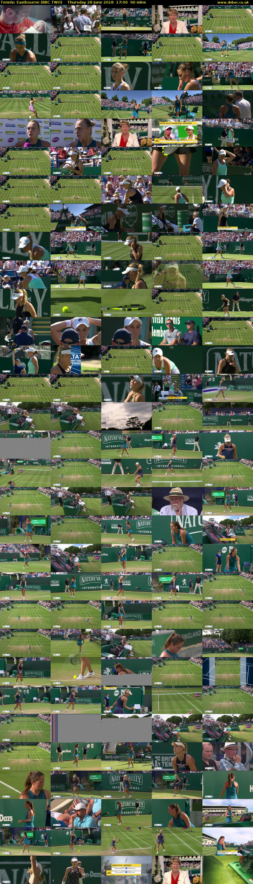 Tennis: Eastbourne (BBC TWO) Thursday 28 June 2018 17:00 - 18:30