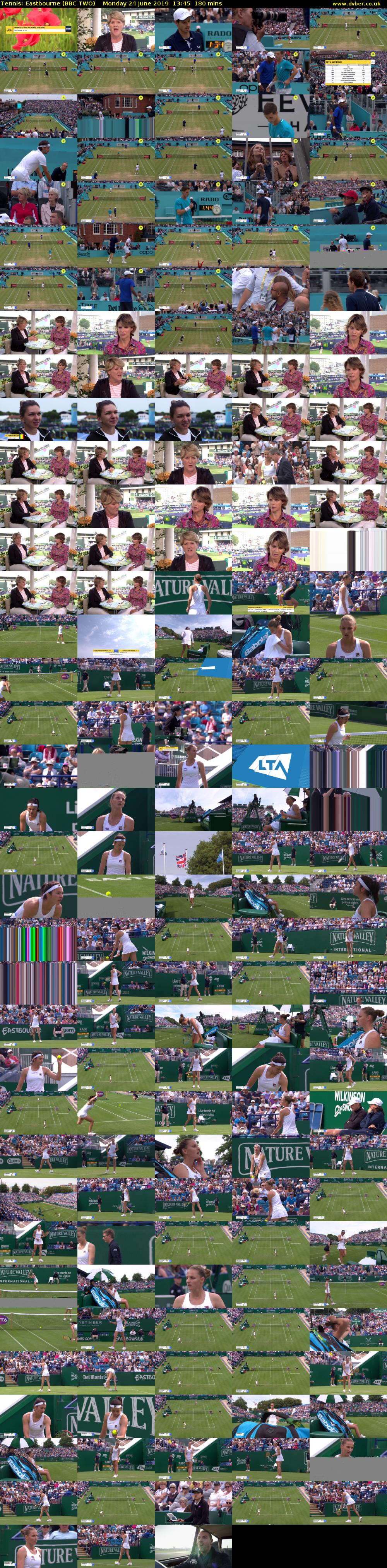 Tennis: Eastbourne (BBC TWO) Monday 24 June 2019 13:45 - 16:45