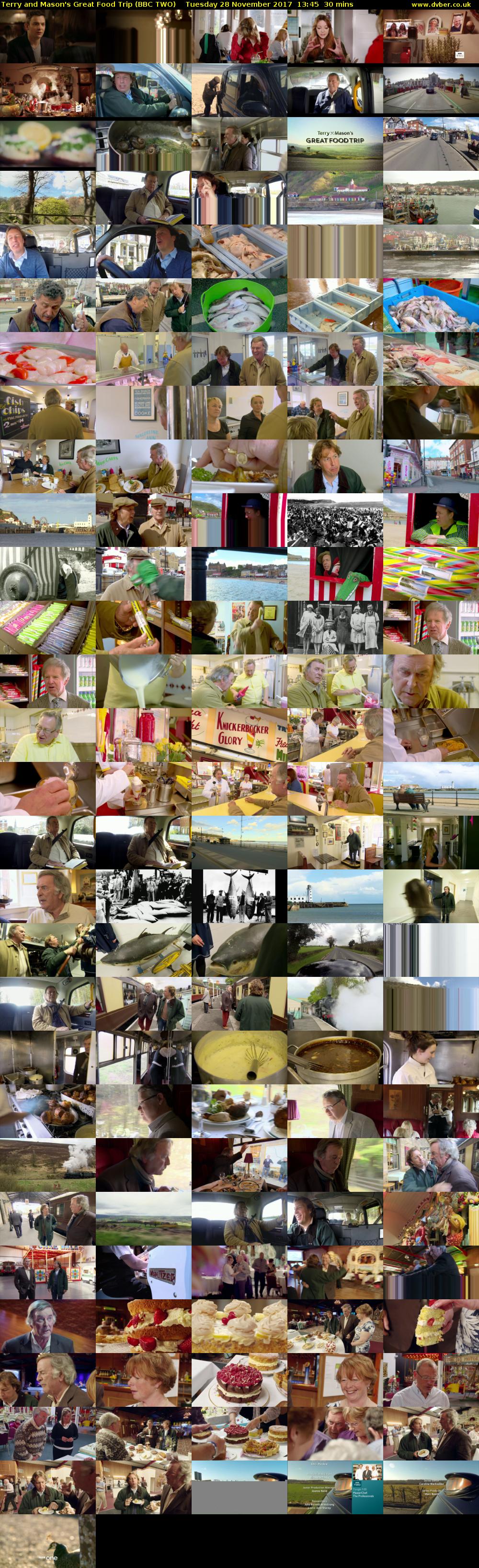 Terry and Mason's Great Food Trip (BBC TWO) Tuesday 28 November 2017 13:45 - 14:15