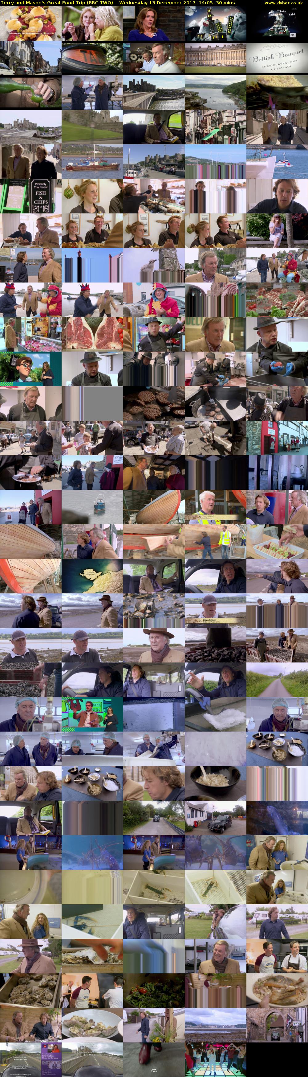 Terry and Mason's Great Food Trip (BBC TWO) Wednesday 13 December 2017 14:05 - 14:35