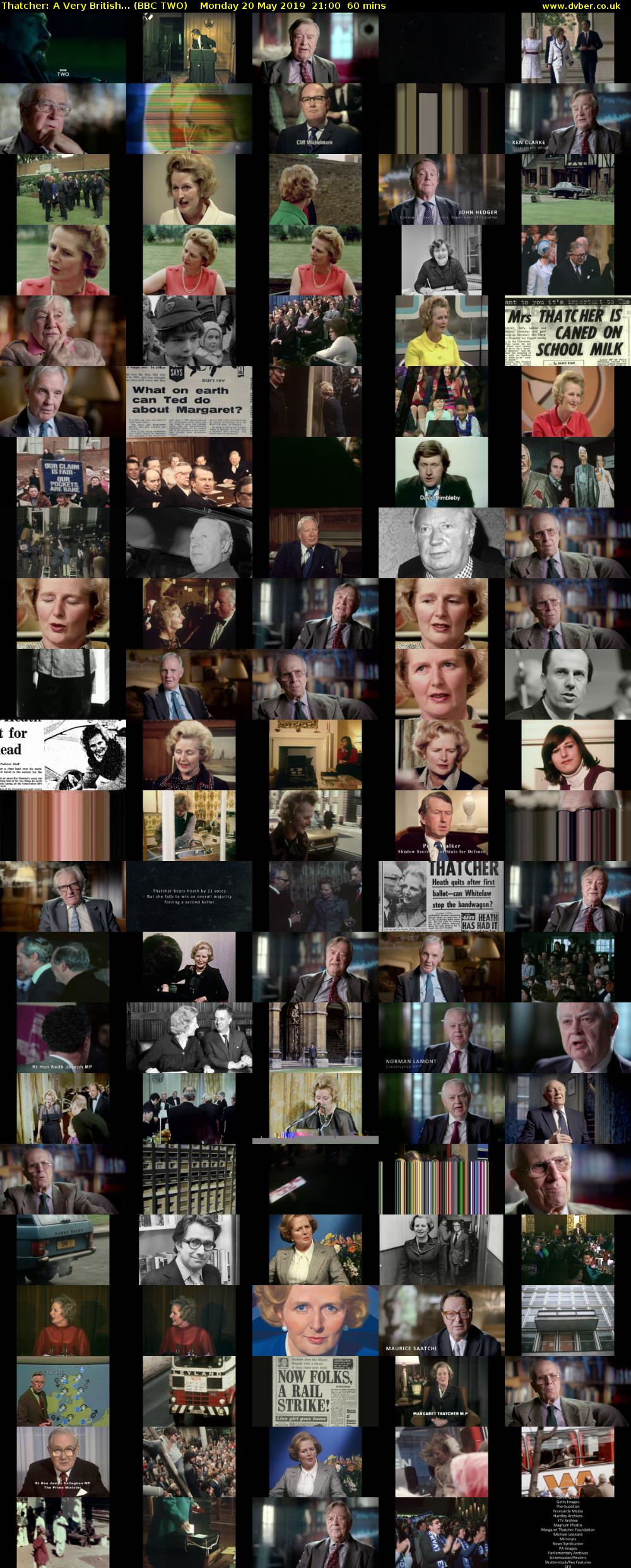 Thatcher: A Very British... (BBC TWO) Monday 20 May 2019 21:00 - 22:00