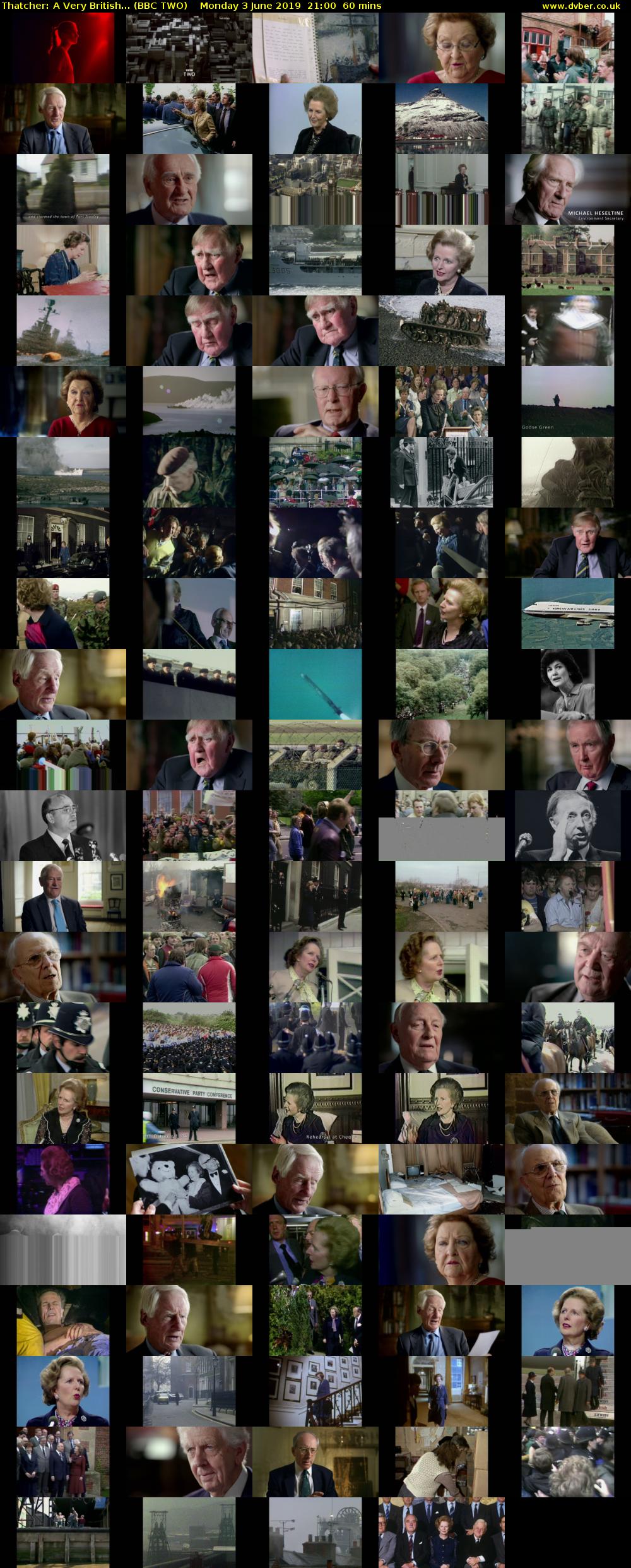 Thatcher: A Very British... (BBC TWO) Monday 3 June 2019 21:00 - 22:00