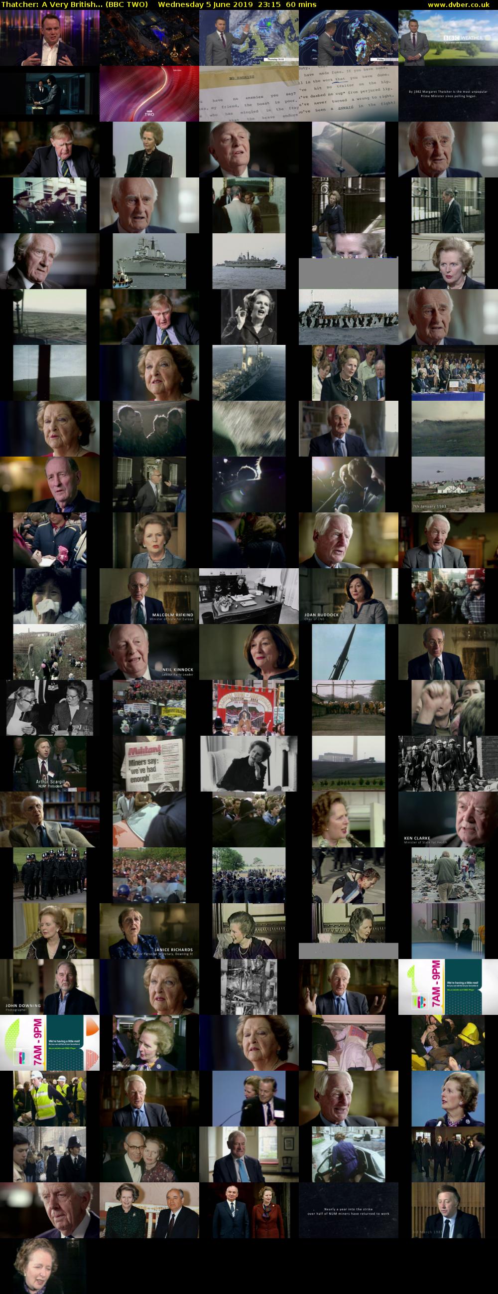 Thatcher: A Very British... (BBC TWO) Wednesday 5 June 2019 23:15 - 00:15