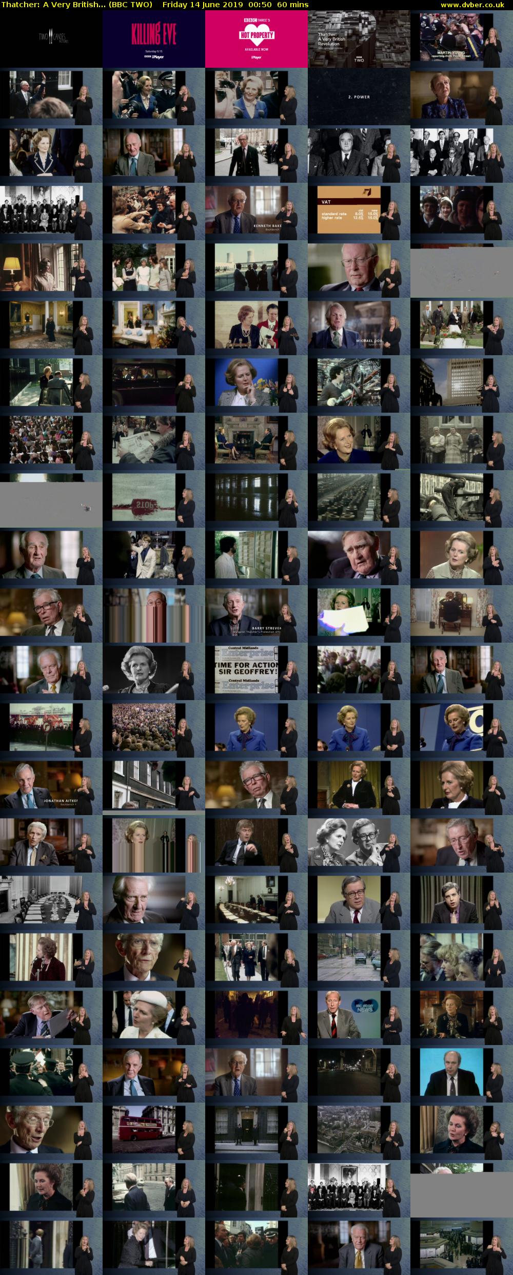 Thatcher: A Very British... (BBC TWO) Friday 14 June 2019 00:50 - 01:50