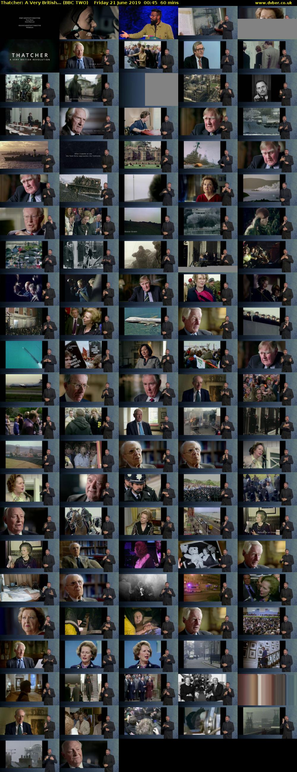 Thatcher: A Very British... (BBC TWO) Friday 21 June 2019 00:45 - 01:45