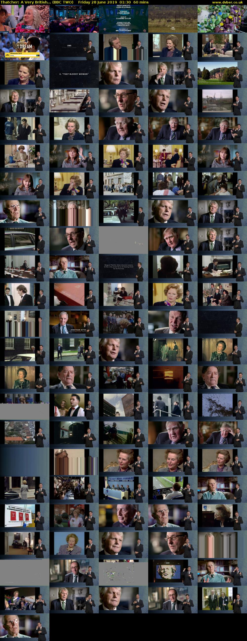 Thatcher: A Very British... (BBC TWO) Friday 28 June 2019 01:30 - 02:30